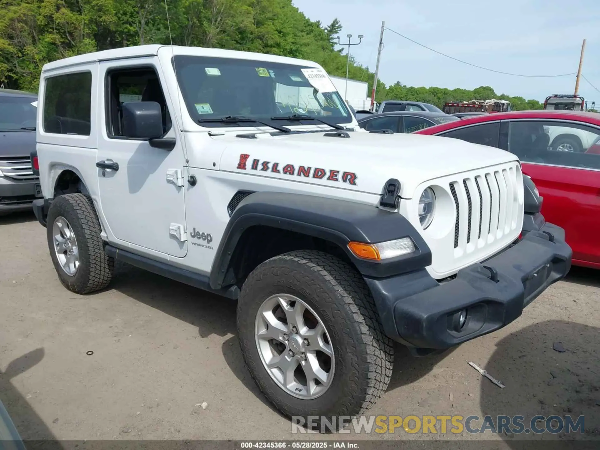 1 Photograph of a damaged car 1C4GJXAN7MW558395 JEEP WRANGLER 2021