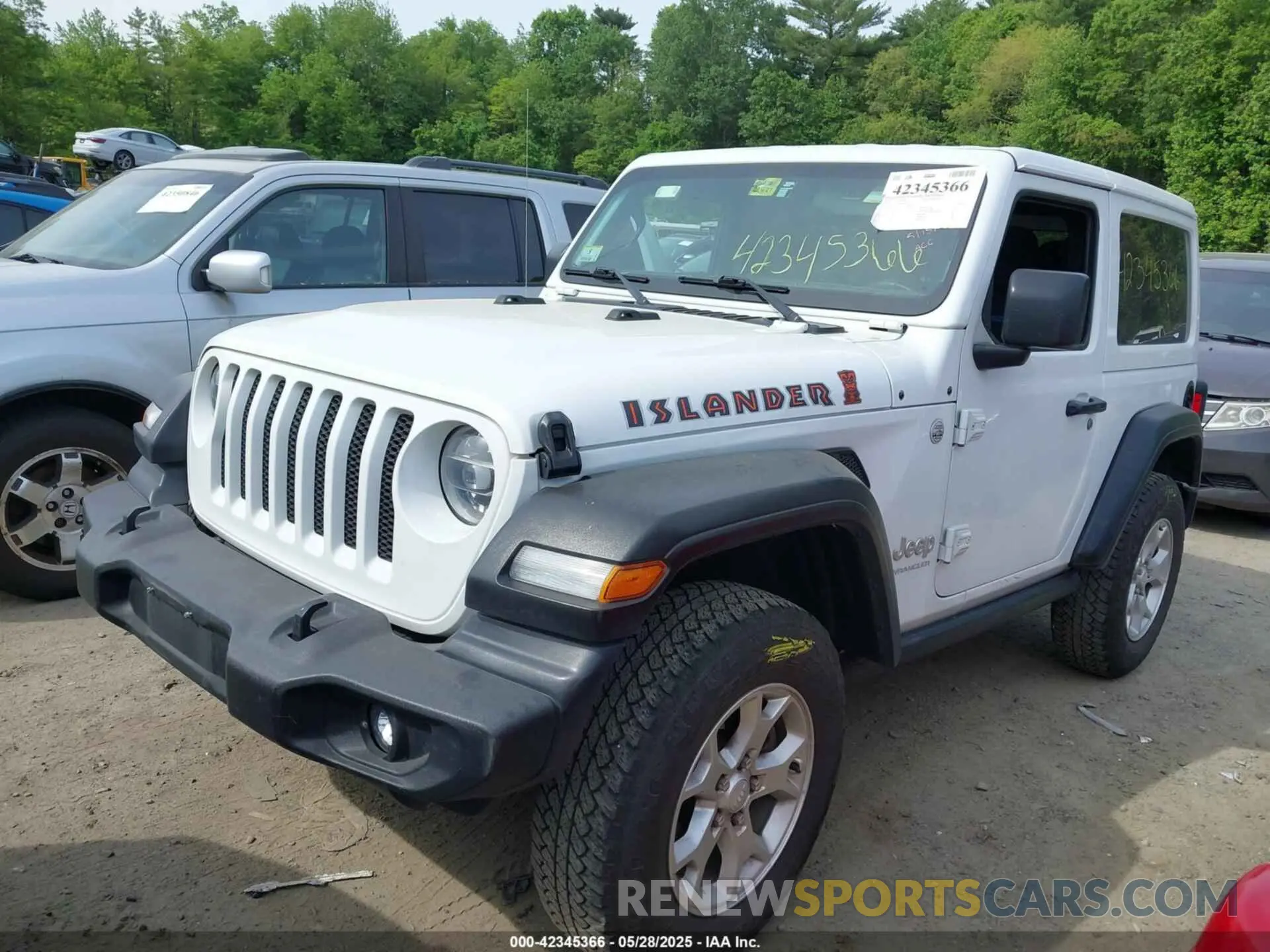 2 Photograph of a damaged car 1C4GJXAN7MW558395 JEEP WRANGLER 2021
