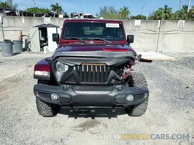 14 Photograph of a damaged car 1C4GJXAN7MW631703 JEEP WRANGLER 2021