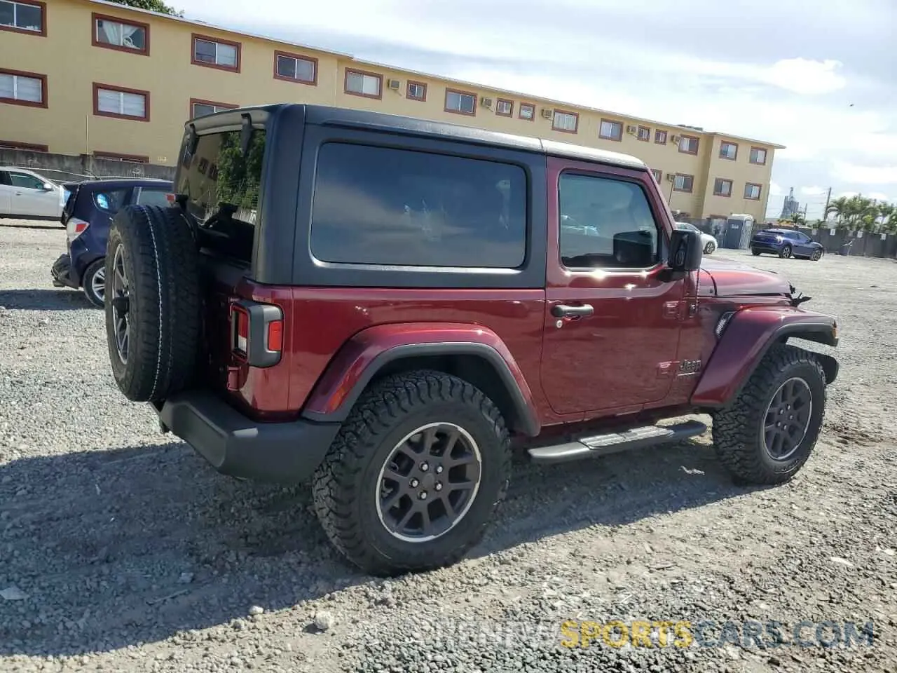 3 Photograph of a damaged car 1C4GJXAN7MW631703 JEEP WRANGLER 2021