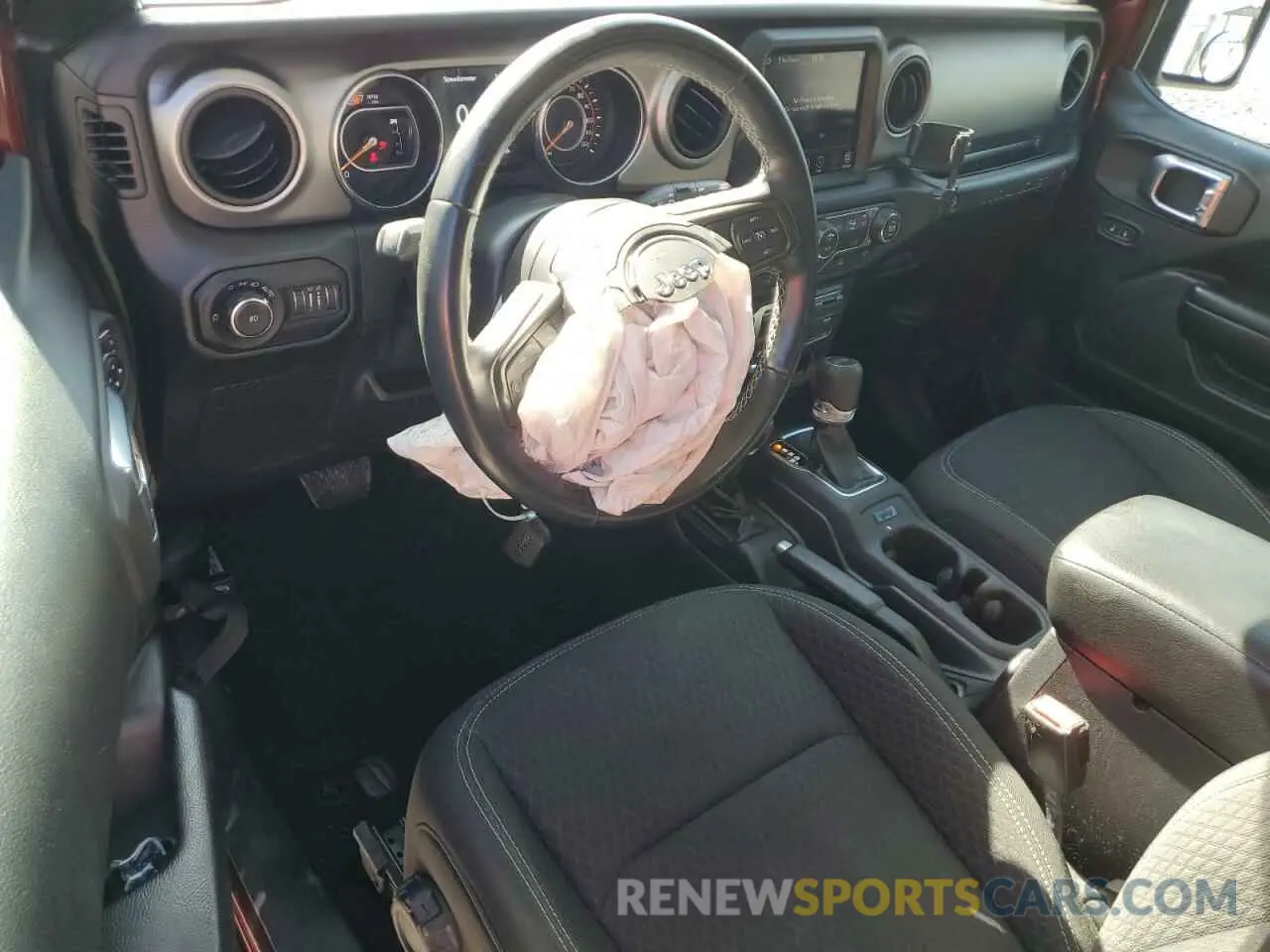 8 Photograph of a damaged car 1C4GJXAN7MW631703 JEEP WRANGLER 2021