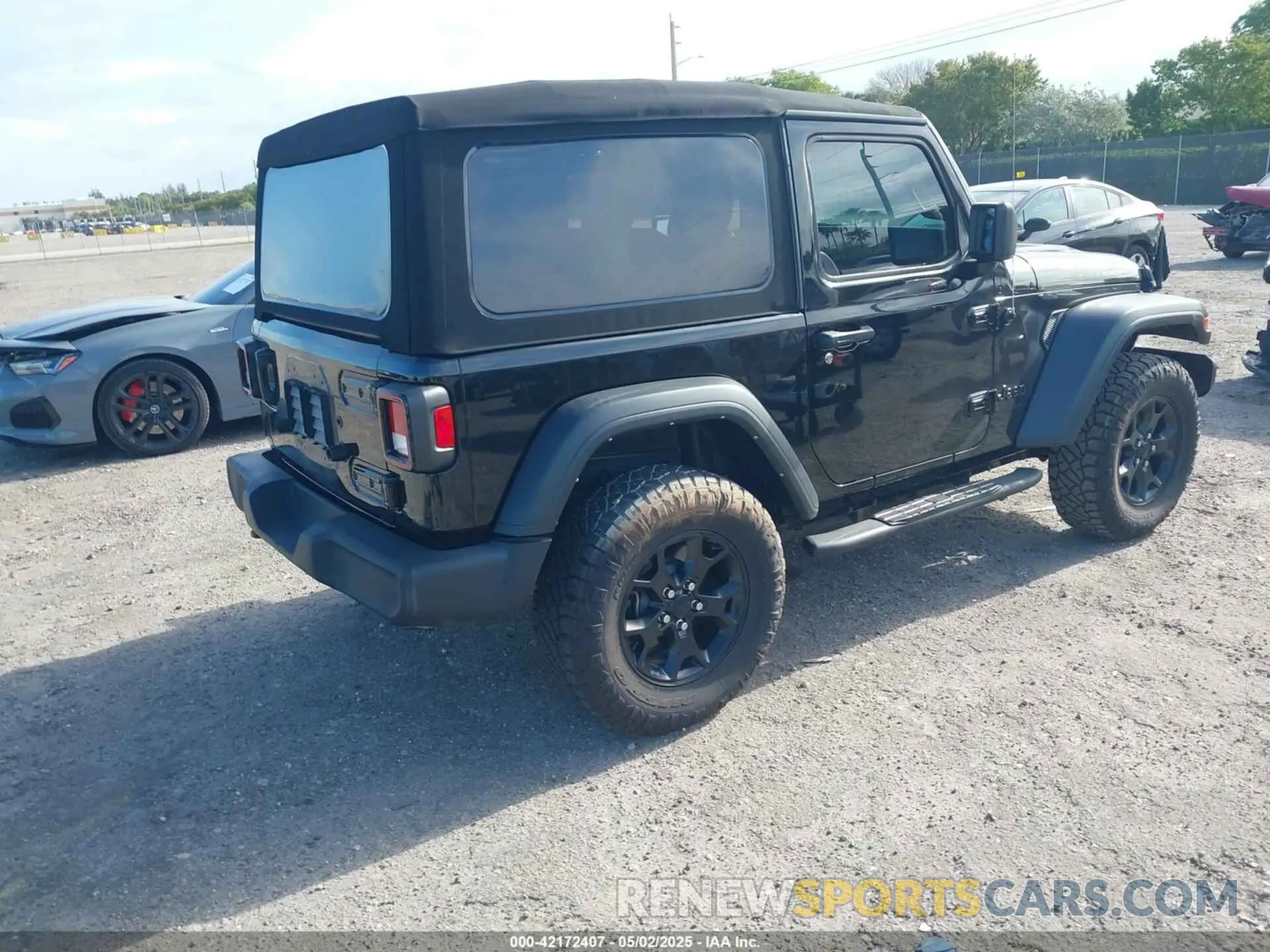 4 Photograph of a damaged car 1C4GJXAN7MW796019 JEEP WRANGLER 2021