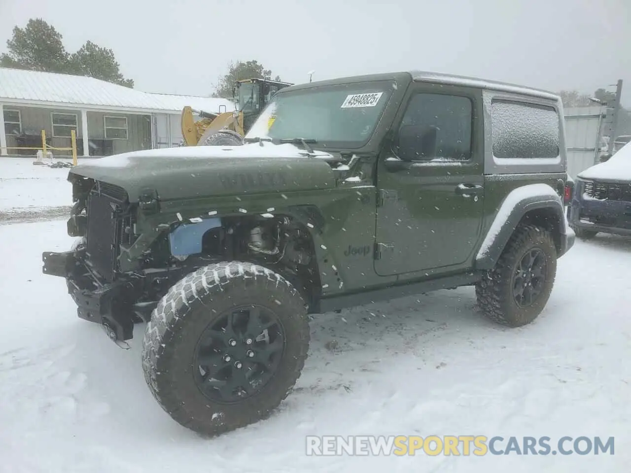 1 Photograph of a damaged car 1C4GJXAN8MW856311 JEEP WRANGLER 2021
