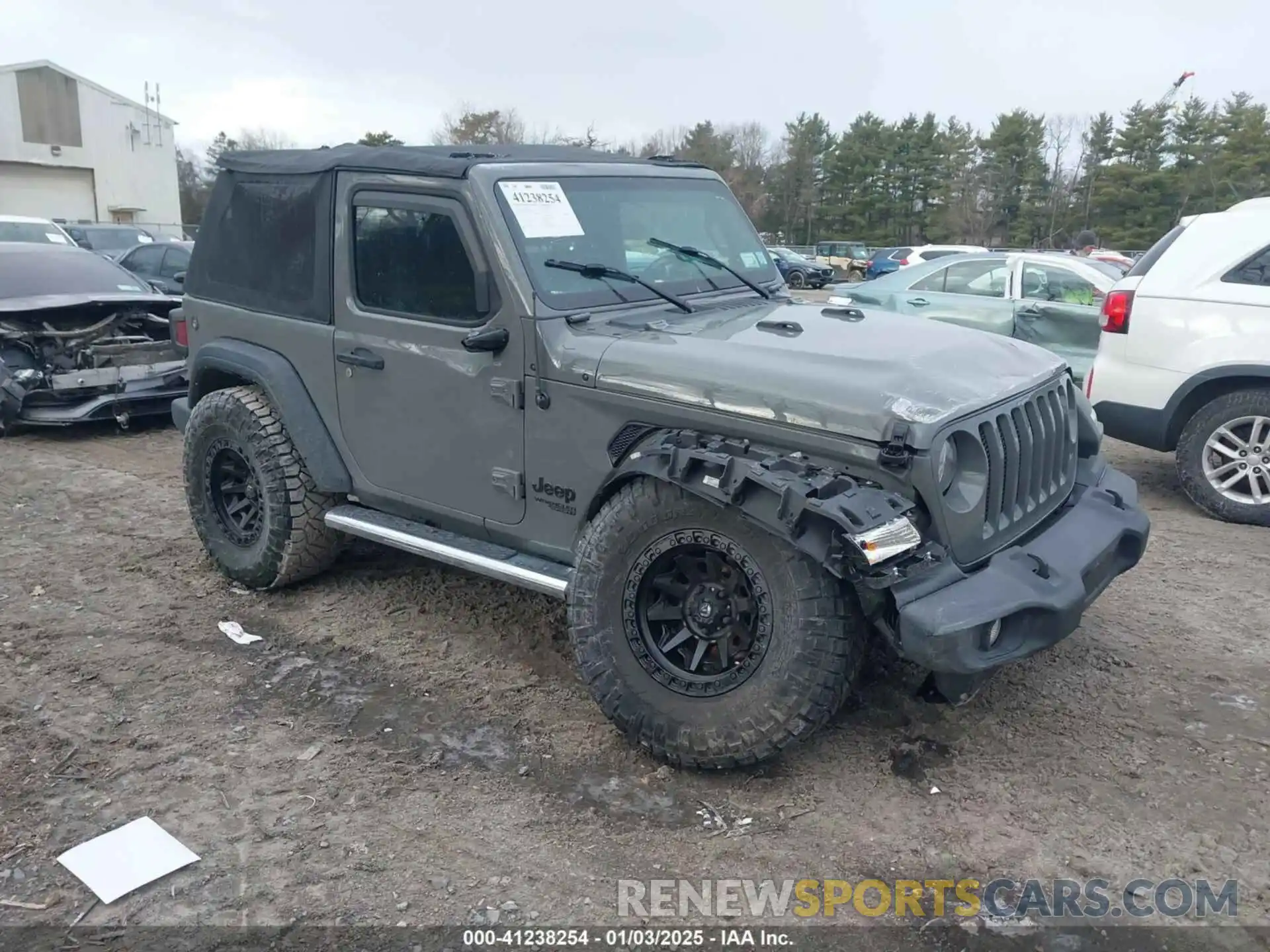 1 Photograph of a damaged car 1C4GJXAN9MW768559 JEEP WRANGLER 2021