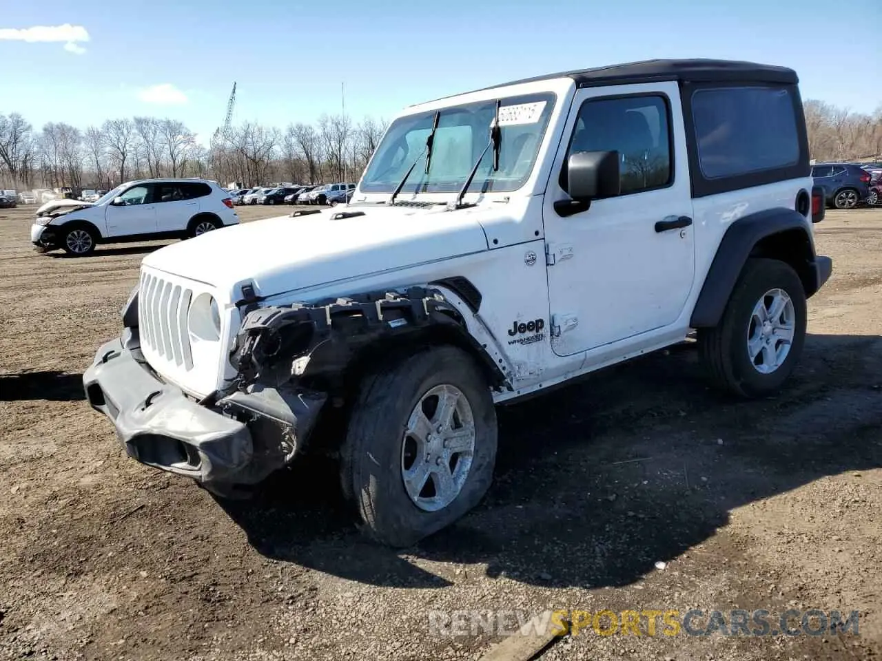 1 Photograph of a damaged car 1C4GJXANXMW751236 JEEP WRANGLER 2021