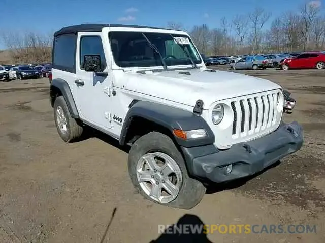 10 Photograph of a damaged car 1C4GJXANXMW751236 JEEP WRANGLER 2021