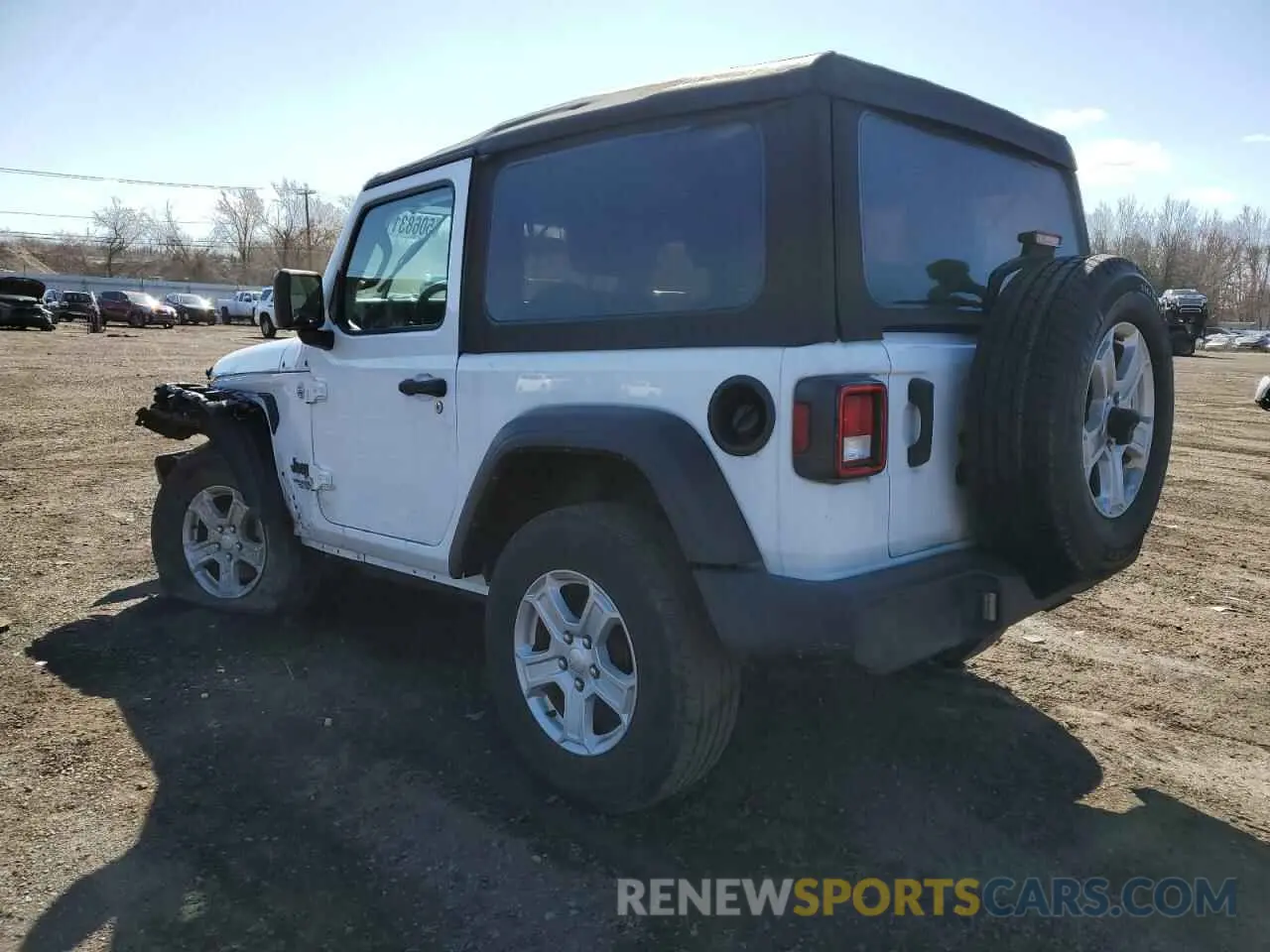 2 Photograph of a damaged car 1C4GJXANXMW751236 JEEP WRANGLER 2021