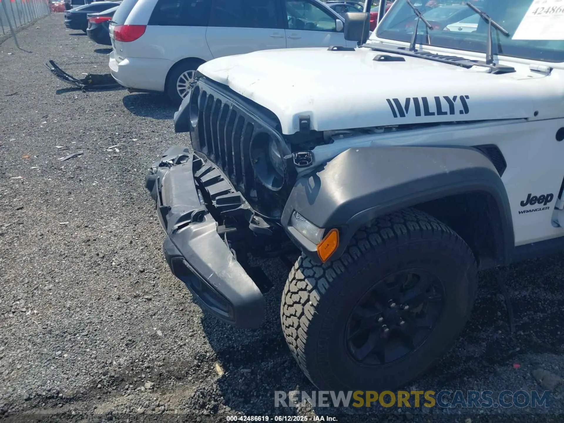 6 Photograph of a damaged car 1C4HJXAG2MW626186 JEEP WRANGLER 2021