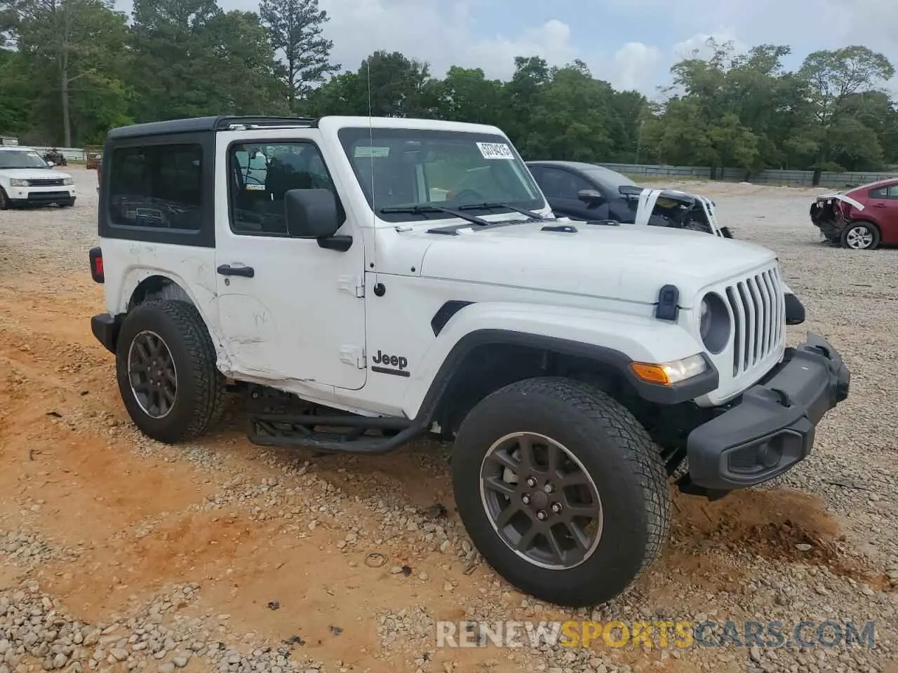 4 Photograph of a damaged car 1C4HJXAG3MW763511 JEEP WRANGLER 2021