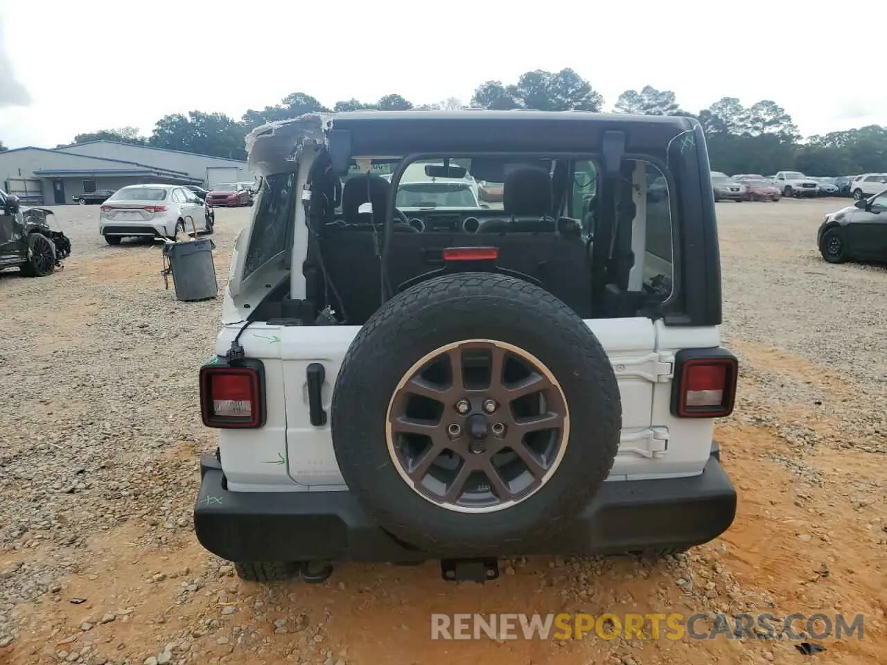 6 Photograph of a damaged car 1C4HJXAG3MW763511 JEEP WRANGLER 2021