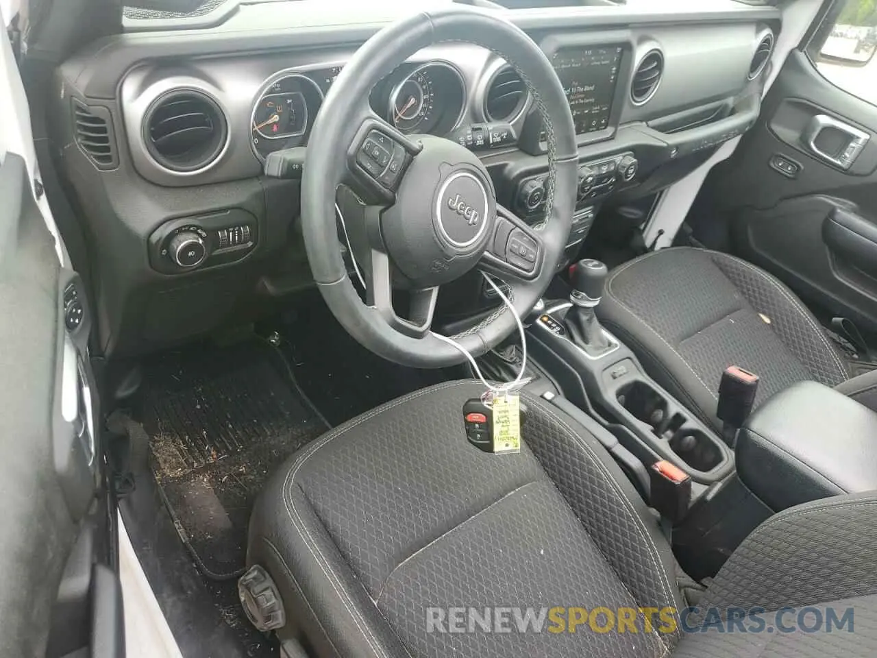 8 Photograph of a damaged car 1C4HJXAG3MW763511 JEEP WRANGLER 2021