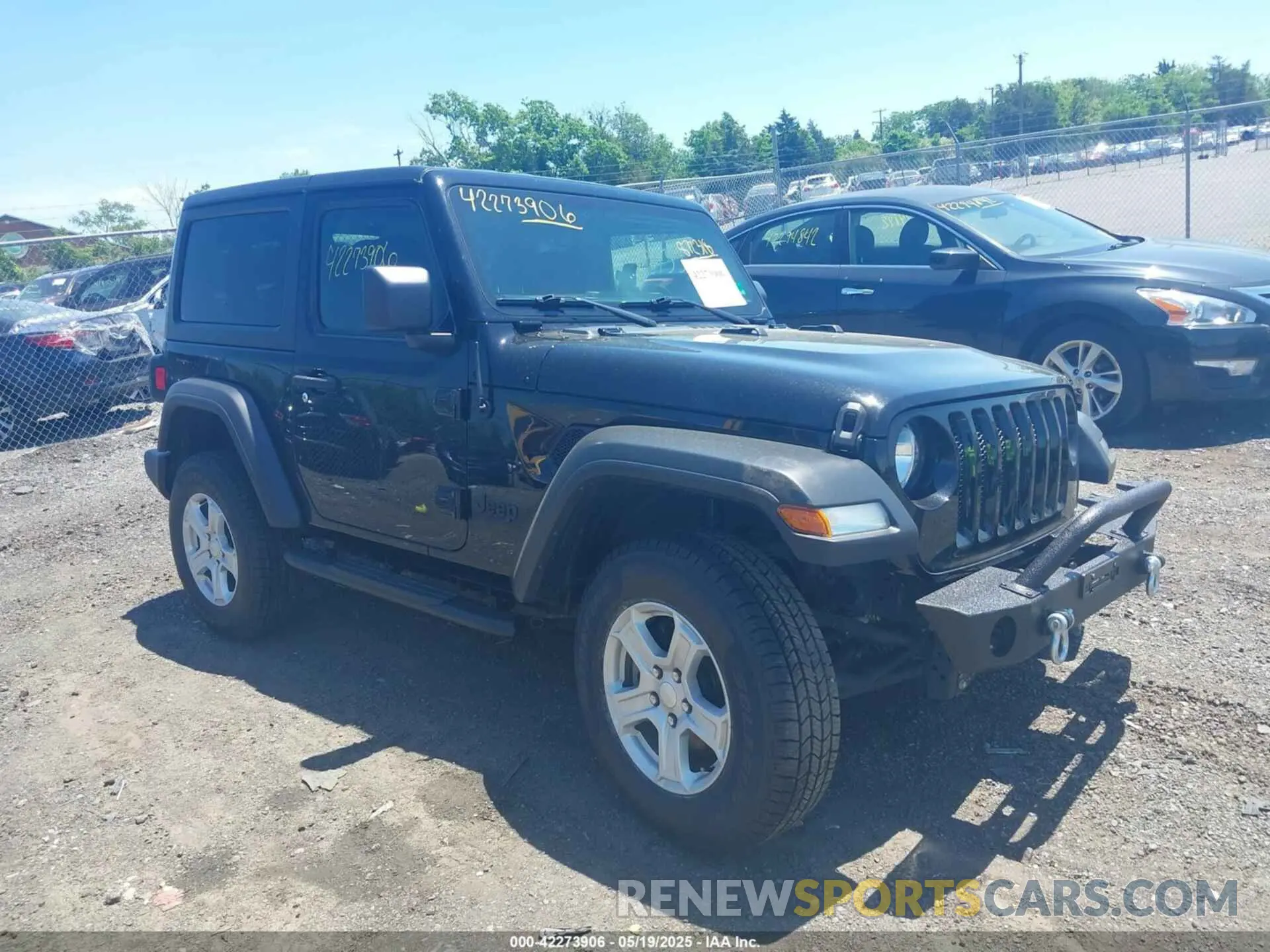 1 Photograph of a damaged car 1C4HJXAG6MW872318 JEEP WRANGLER 2021