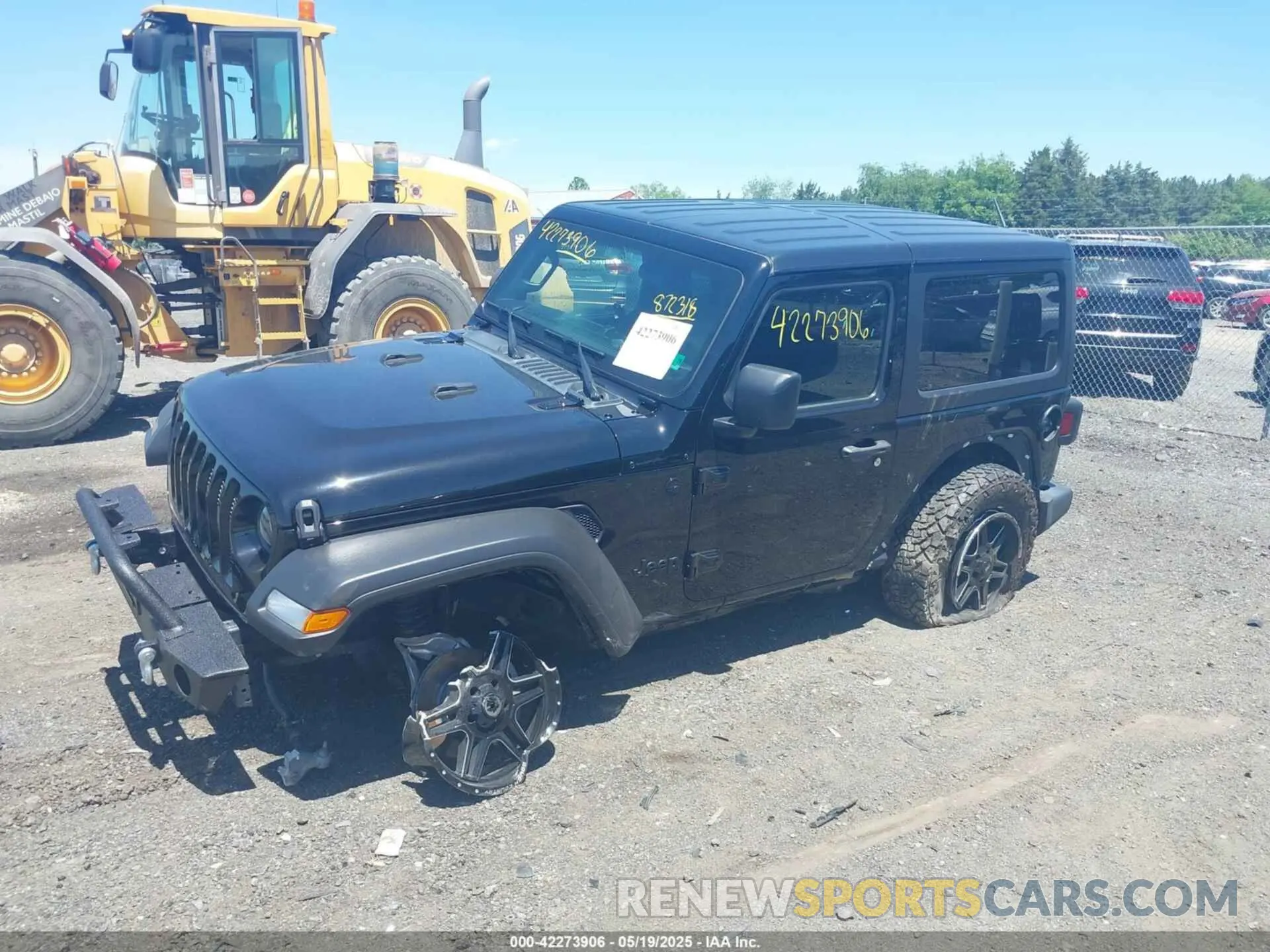 14 Photograph of a damaged car 1C4HJXAG6MW872318 JEEP WRANGLER 2021