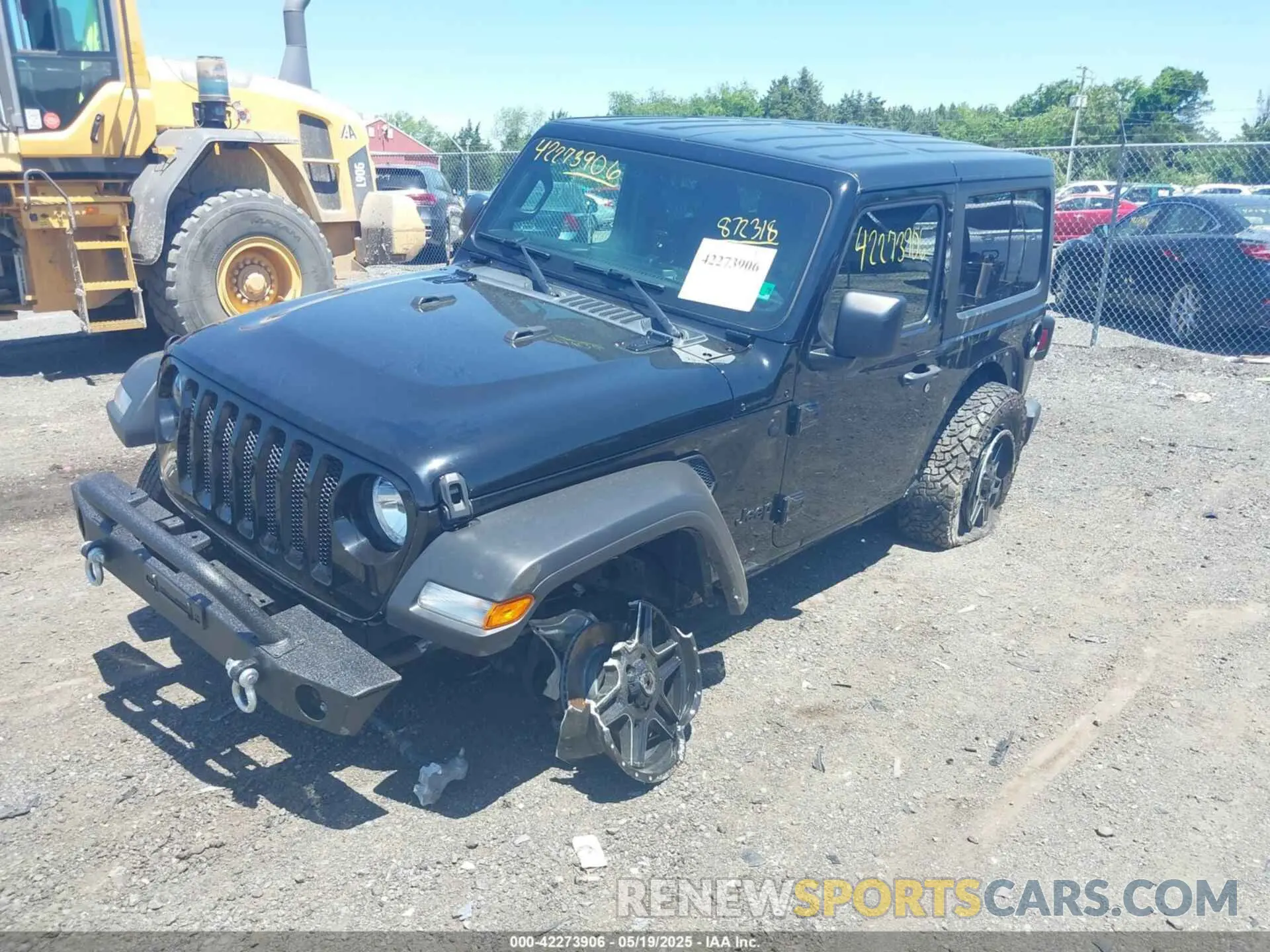 6 Photograph of a damaged car 1C4HJXAG6MW872318 JEEP WRANGLER 2021