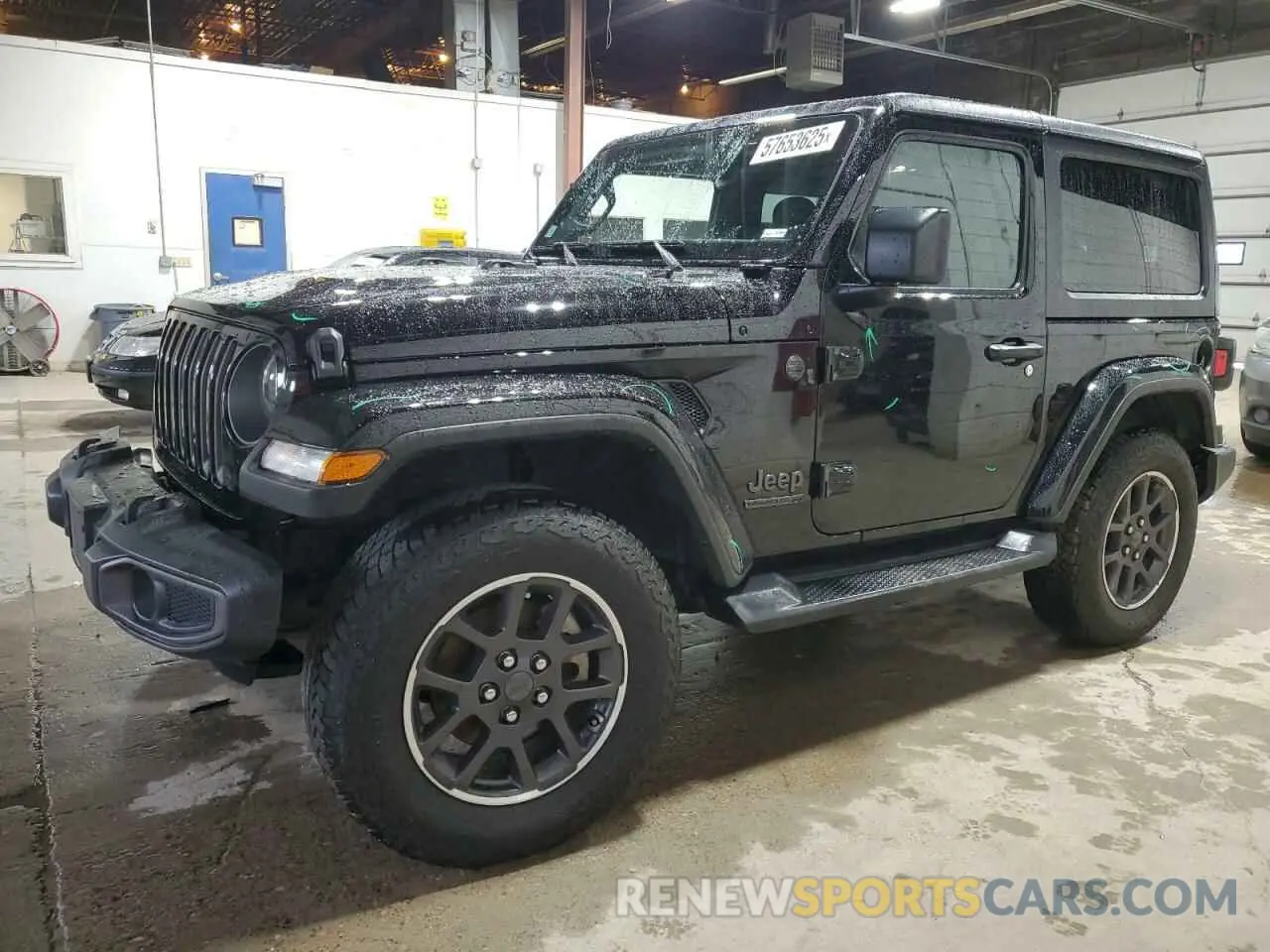 1 Photograph of a damaged car 1C4HJXAG9MW648458 JEEP WRANGLER 2021