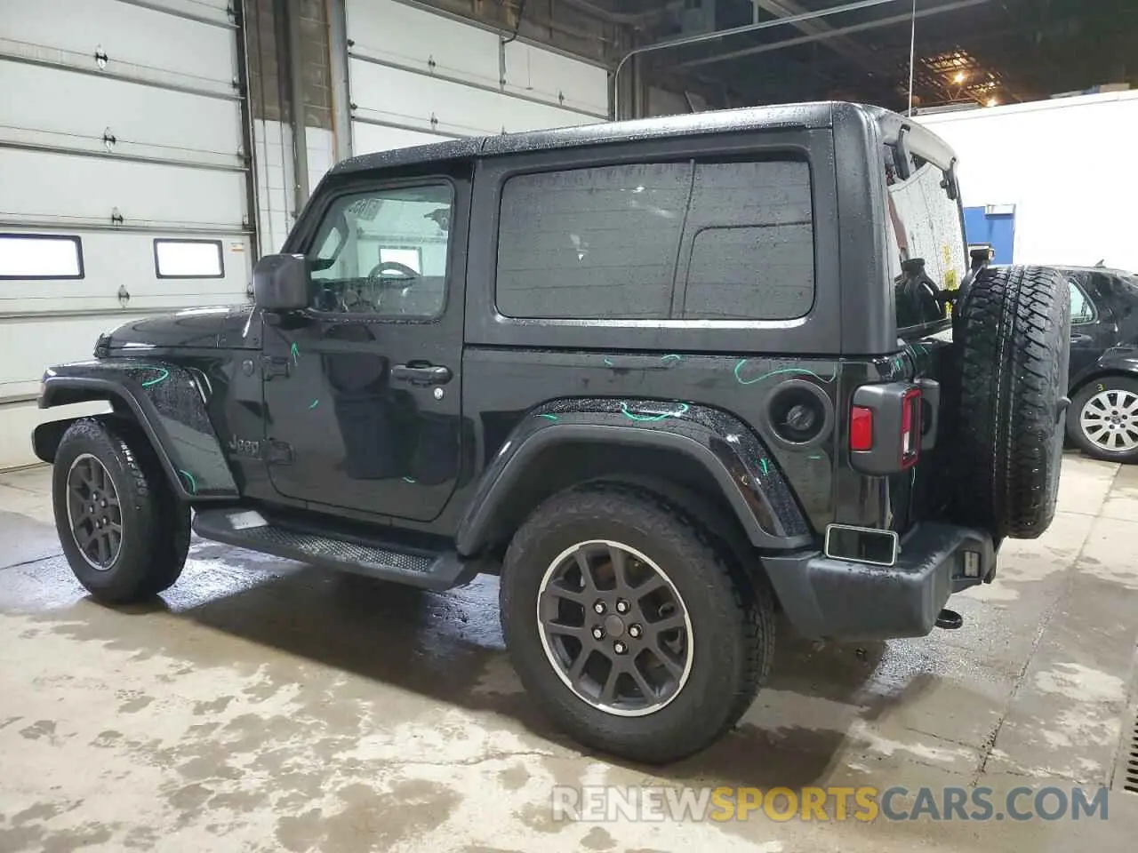 2 Photograph of a damaged car 1C4HJXAG9MW648458 JEEP WRANGLER 2021
