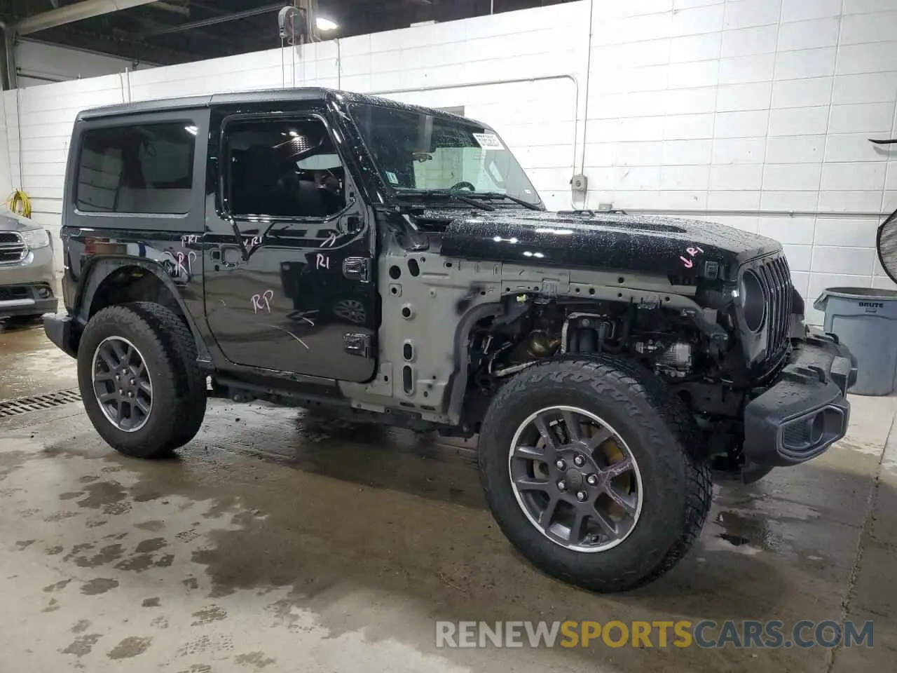 4 Photograph of a damaged car 1C4HJXAG9MW648458 JEEP WRANGLER 2021