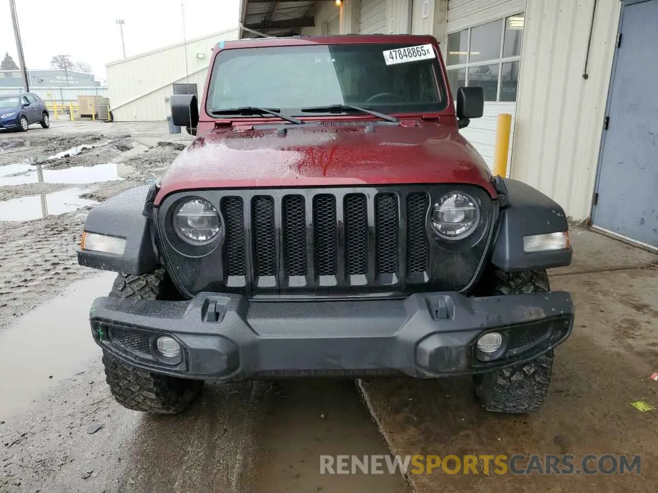 5 Photograph of a damaged car 1C4HJXAG9MW774173 JEEP WRANGLER 2021
