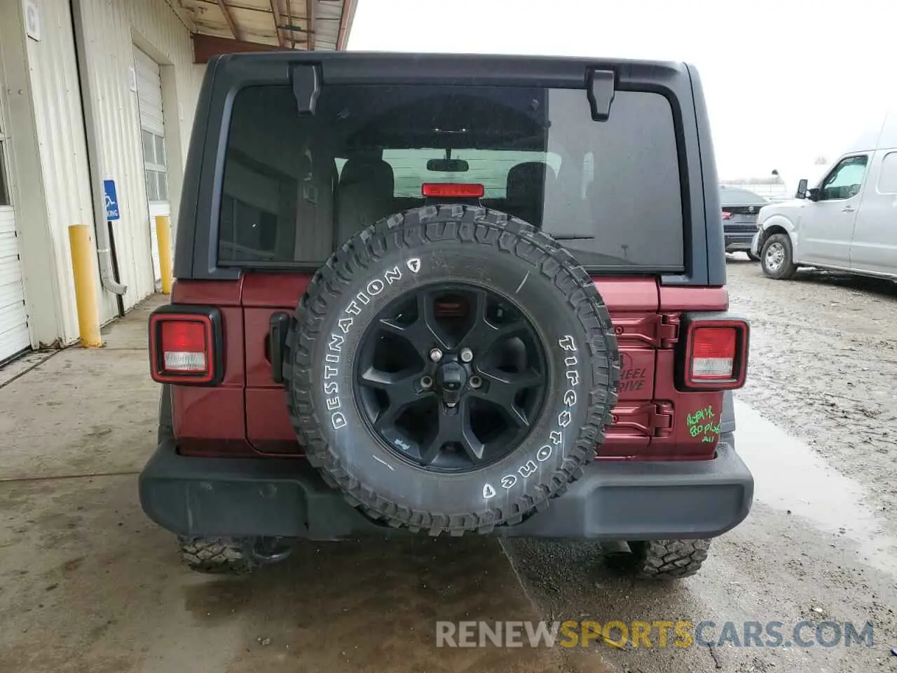 6 Photograph of a damaged car 1C4HJXAG9MW774173 JEEP WRANGLER 2021