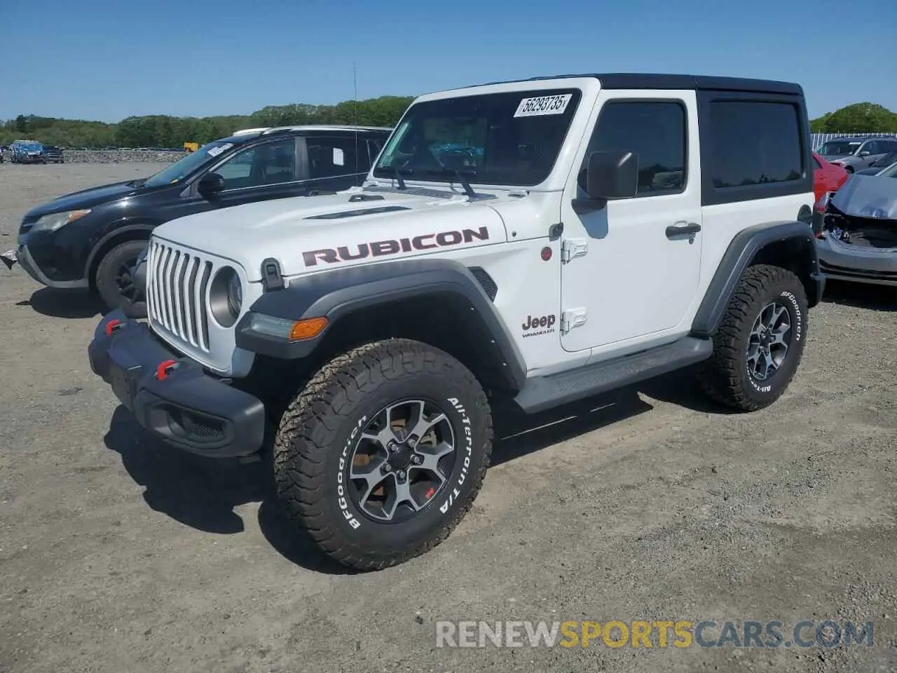 1 Photograph of a damaged car 1C4HJXCG2MW660738 JEEP WRANGLER 2021