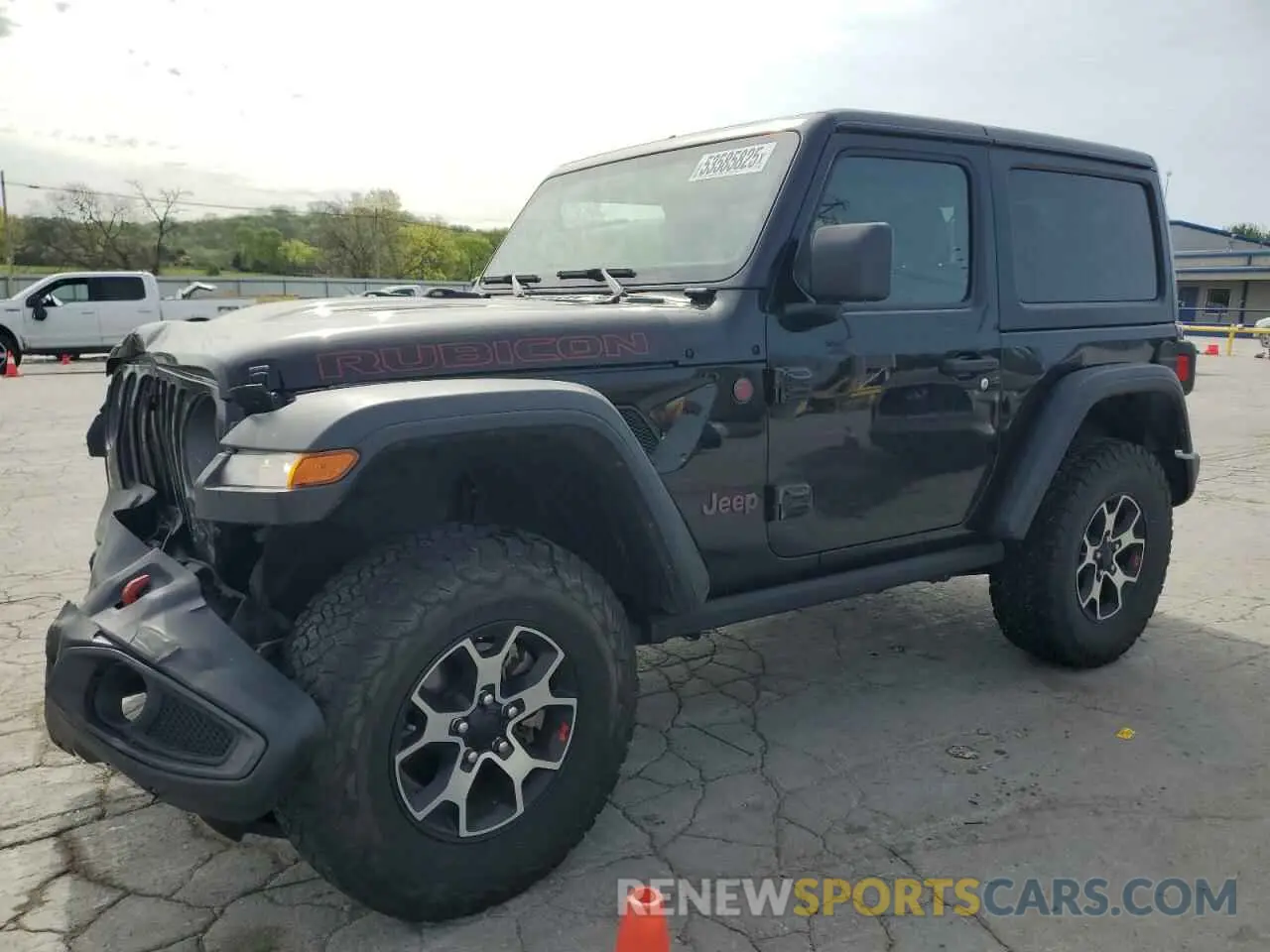 1 Photograph of a damaged car 1C4HJXCG5MW797267 JEEP WRANGLER 2021