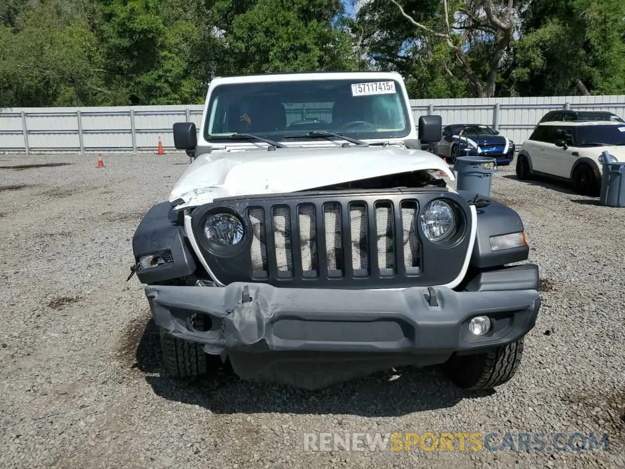 5 Photograph of a damaged car 1C4HJXDG0MW870091 JEEP WRANGLER 2021