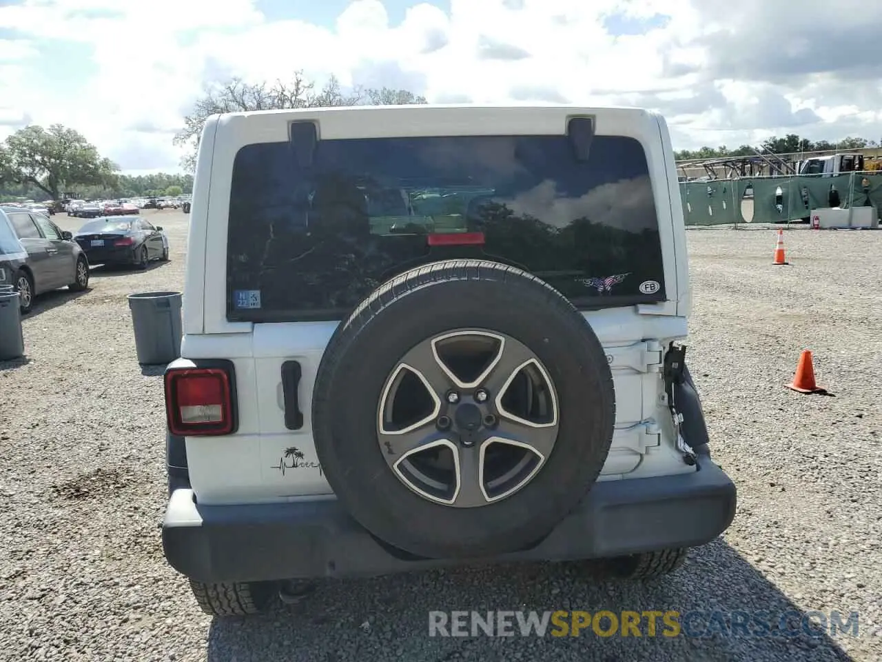 6 Photograph of a damaged car 1C4HJXDG0MW870091 JEEP WRANGLER 2021