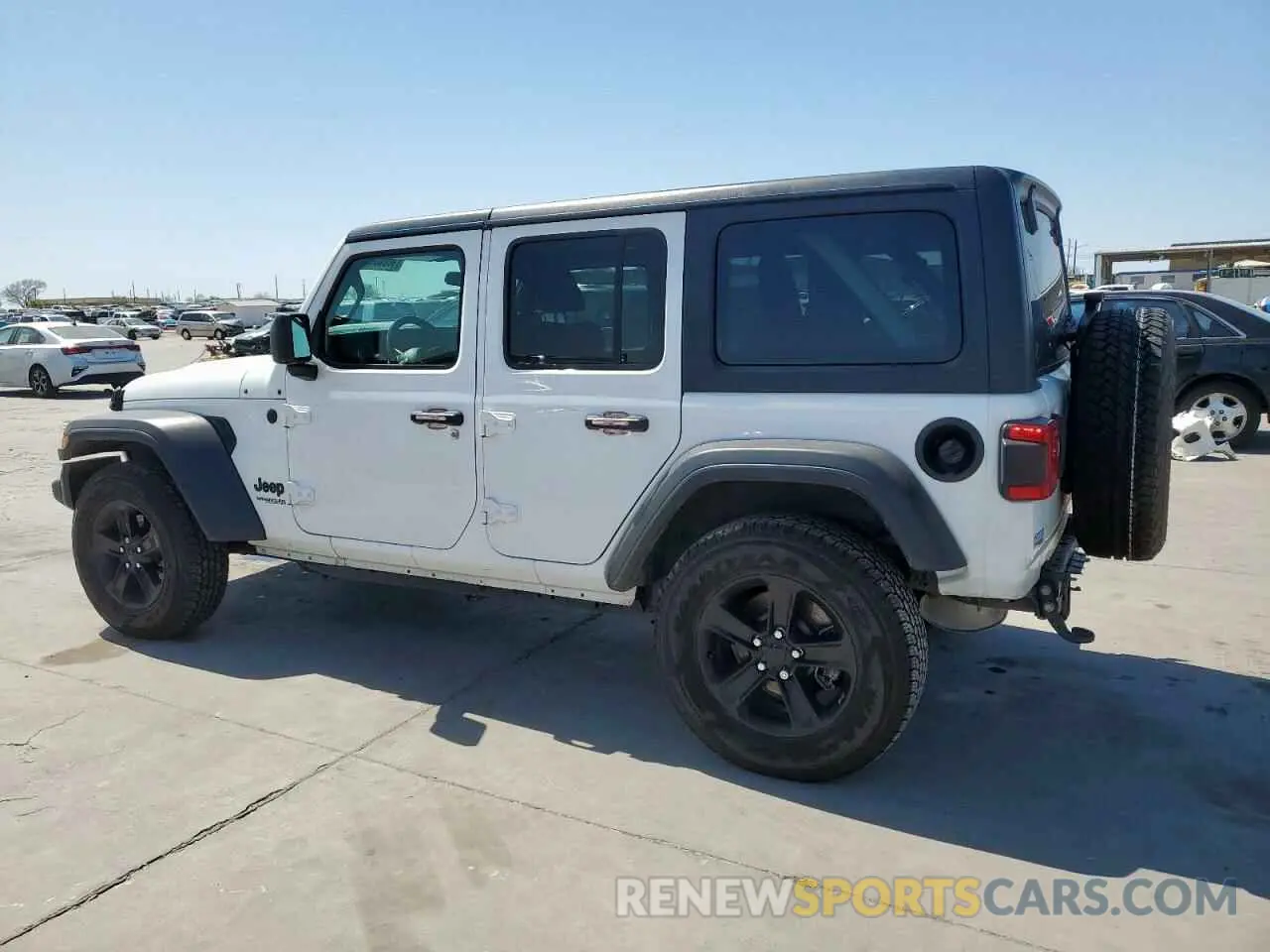 2 Photograph of a damaged car 1C4HJXDG1MW505564 JEEP WRANGLER 2021