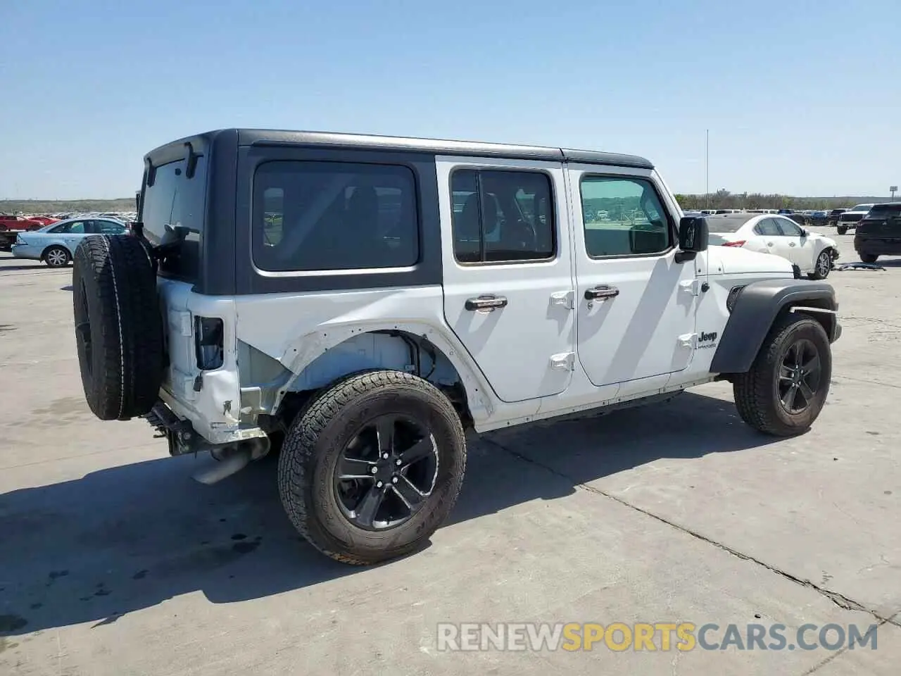 3 Photograph of a damaged car 1C4HJXDG1MW505564 JEEP WRANGLER 2021