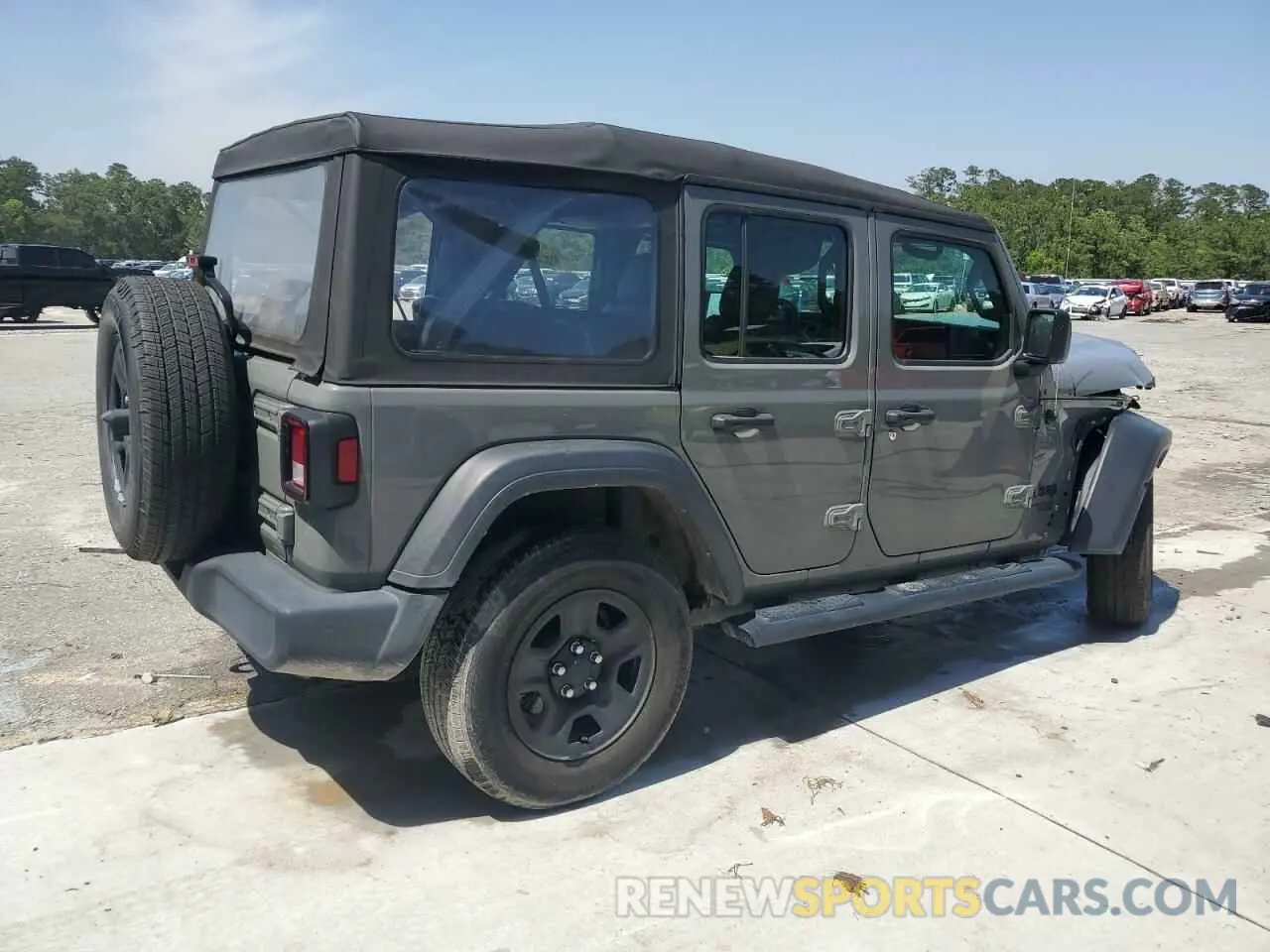3 Photograph of a damaged car 1C4HJXDG1MW730308 JEEP WRANGLER 2021