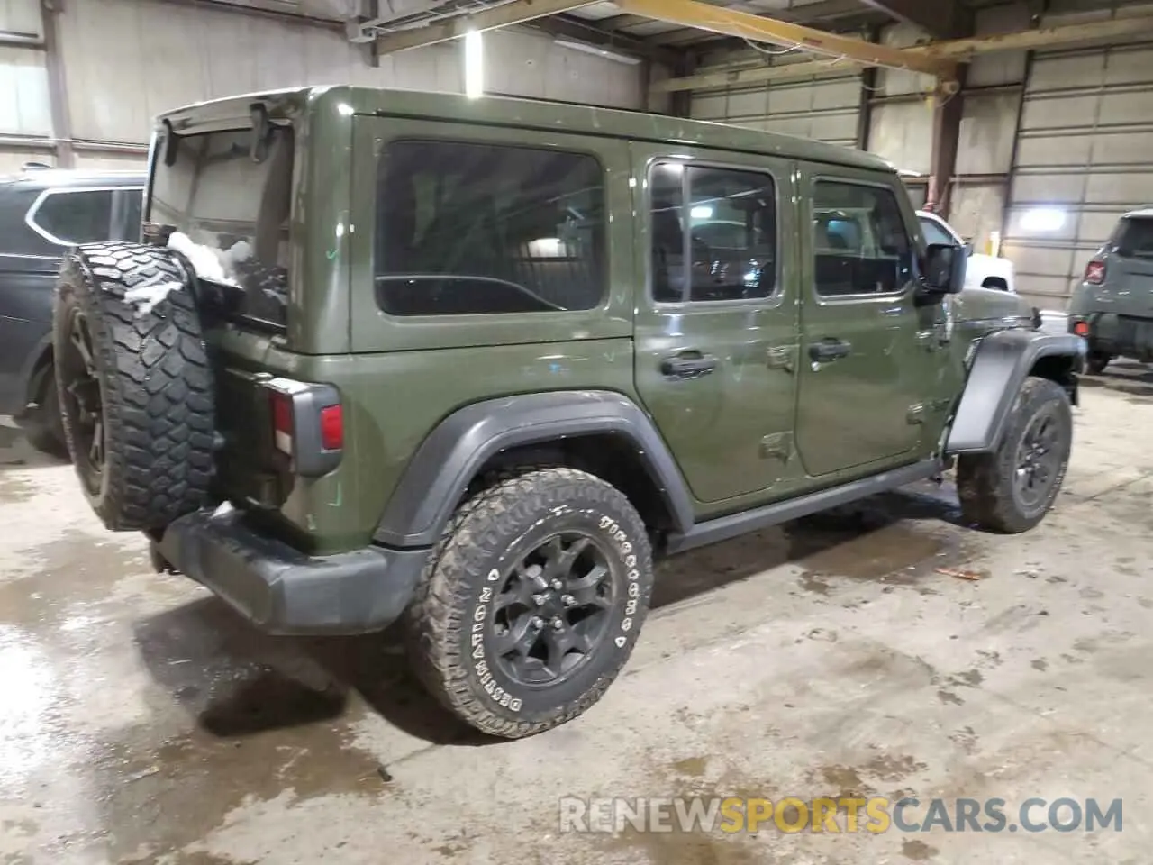 3 Photograph of a damaged car 1C4HJXDG1MW761204 JEEP WRANGLER 2021