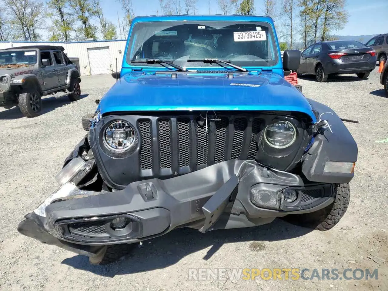 5 Photograph of a damaged car 1C4HJXDG1MW863778 JEEP WRANGLER 2021