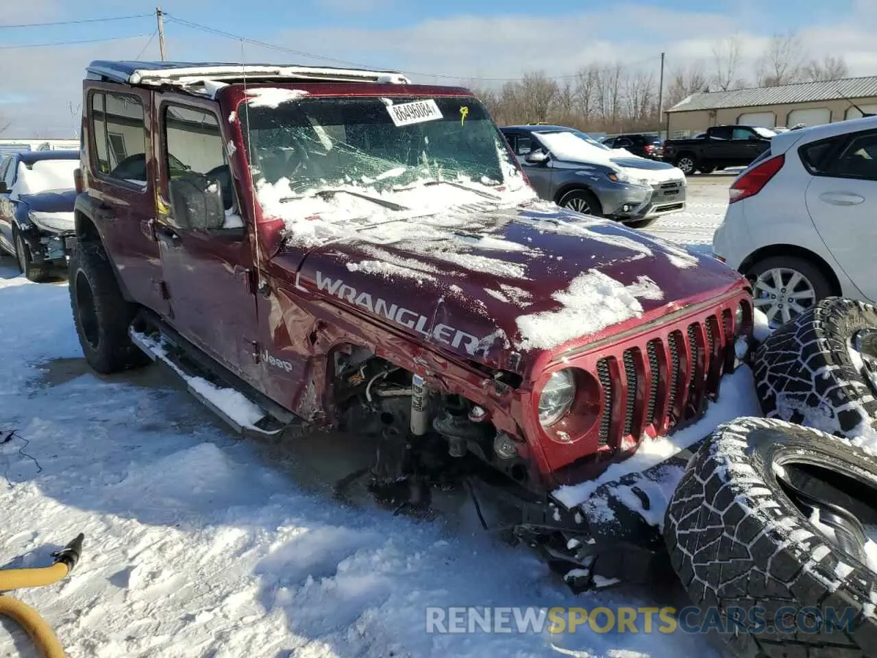 4 Photograph of a damaged car 1C4HJXDG2MW544163 JEEP WRANGLER 2021