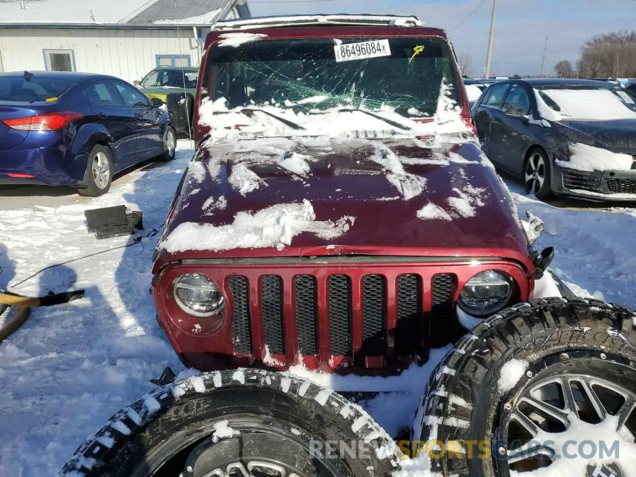 5 Photograph of a damaged car 1C4HJXDG2MW544163 JEEP WRANGLER 2021