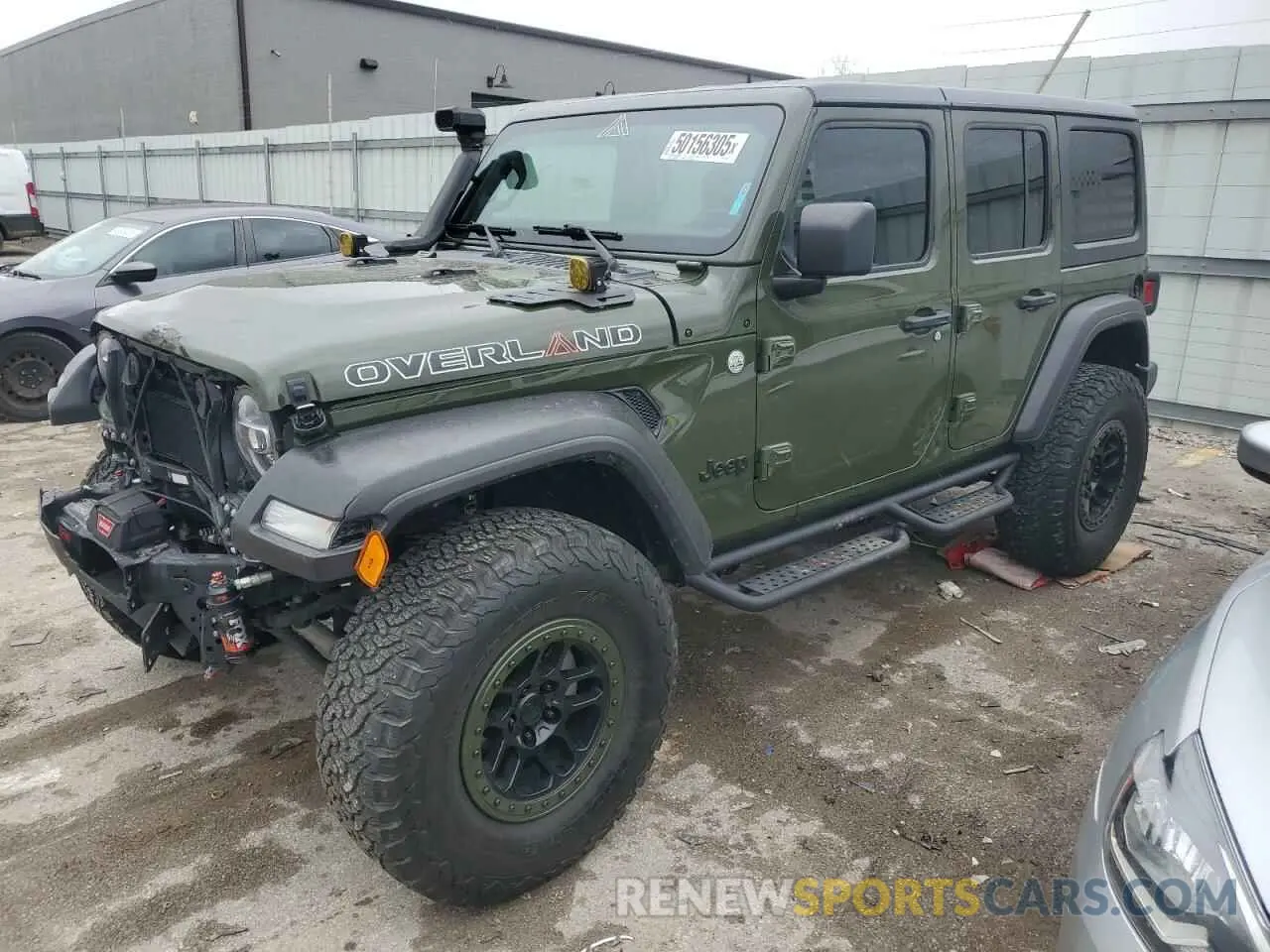 1 Photograph of a damaged car 1C4HJXDG2MW563201 JEEP WRANGLER 2021