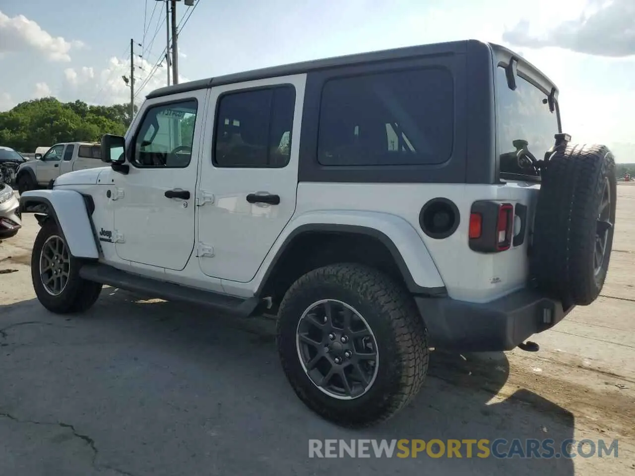 2 Photograph of a damaged car 1C4HJXDG2MW666554 JEEP WRANGLER 2021