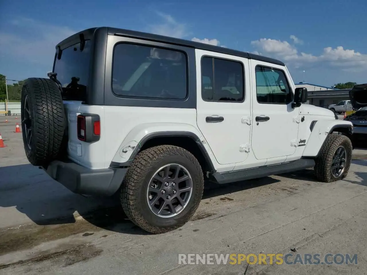 3 Photograph of a damaged car 1C4HJXDG2MW666554 JEEP WRANGLER 2021