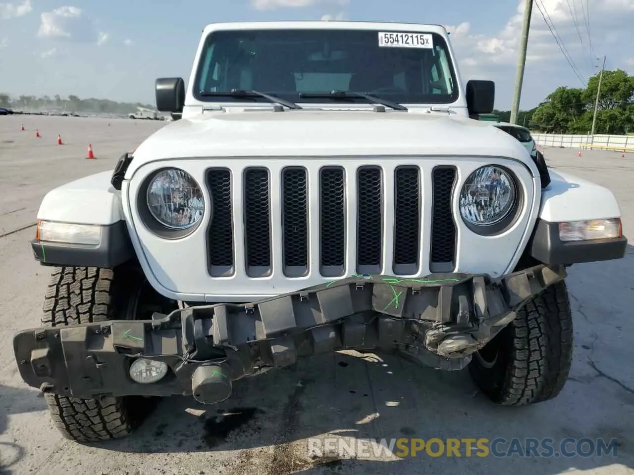 5 Photograph of a damaged car 1C4HJXDG2MW666554 JEEP WRANGLER 2021