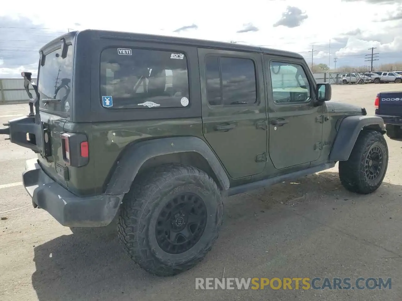 3 Photograph of a damaged car 1C4HJXDG2MW712223 JEEP WRANGLER 2021