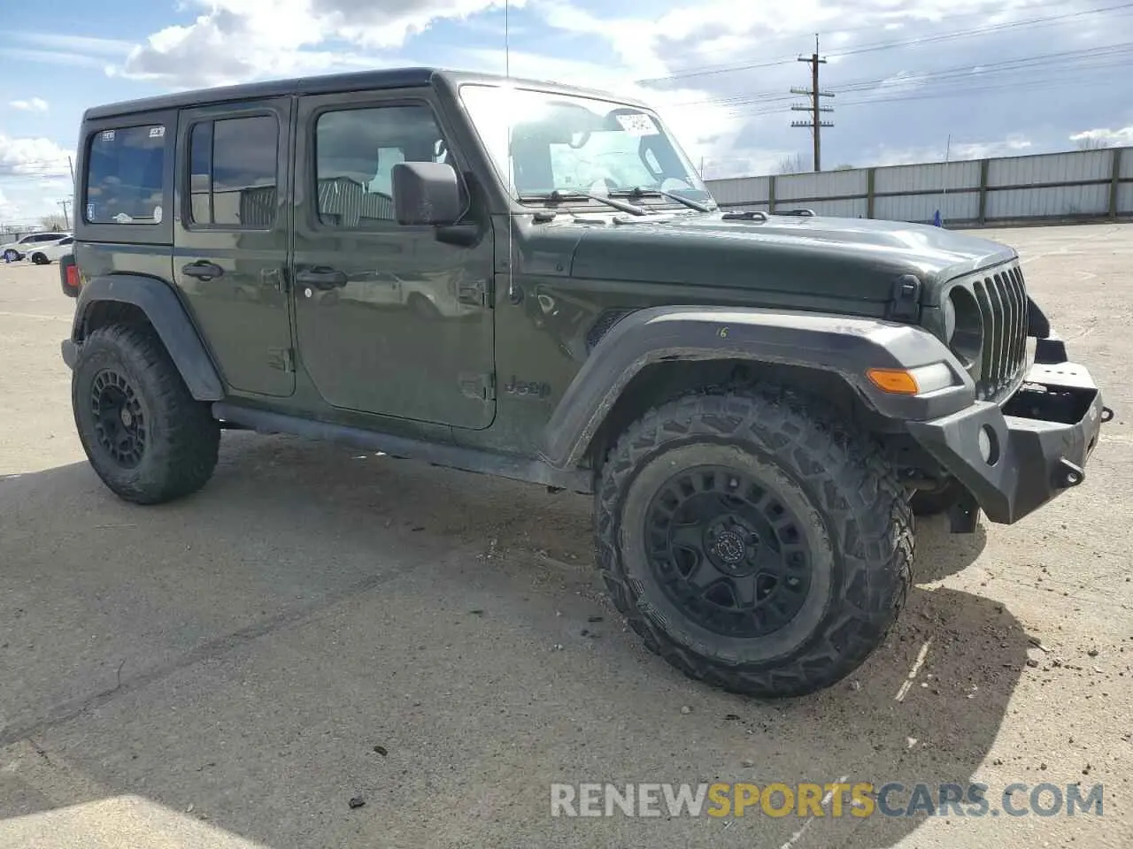 4 Photograph of a damaged car 1C4HJXDG2MW712223 JEEP WRANGLER 2021