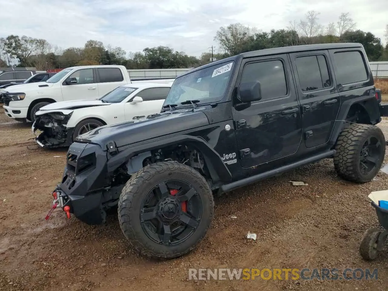 1 Photograph of a damaged car 1C4HJXDG3MW508594 JEEP WRANGLER 2021