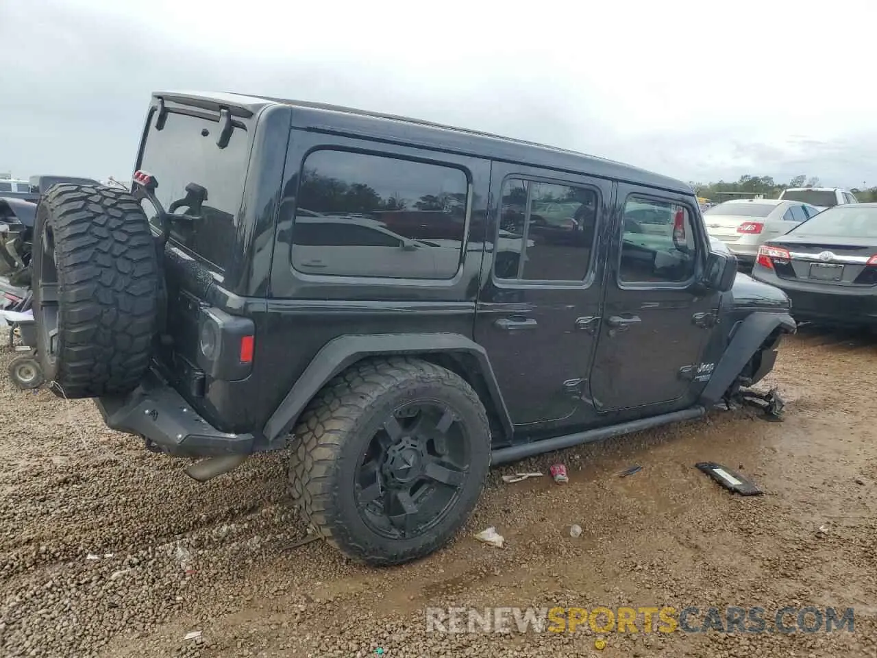 3 Photograph of a damaged car 1C4HJXDG3MW508594 JEEP WRANGLER 2021