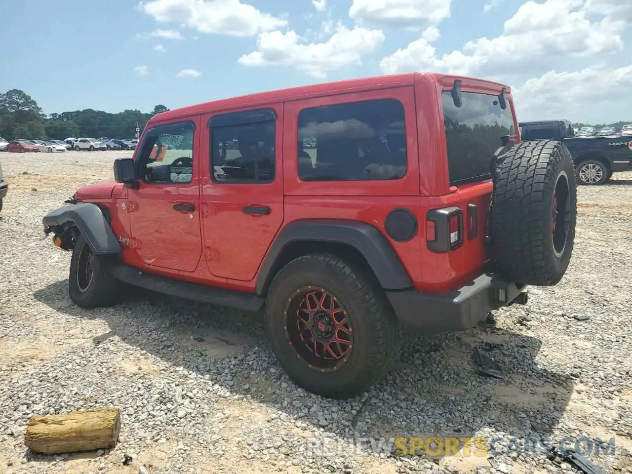 2 Photograph of a damaged car 1C4HJXDG3MW525881 JEEP WRANGLER 2021