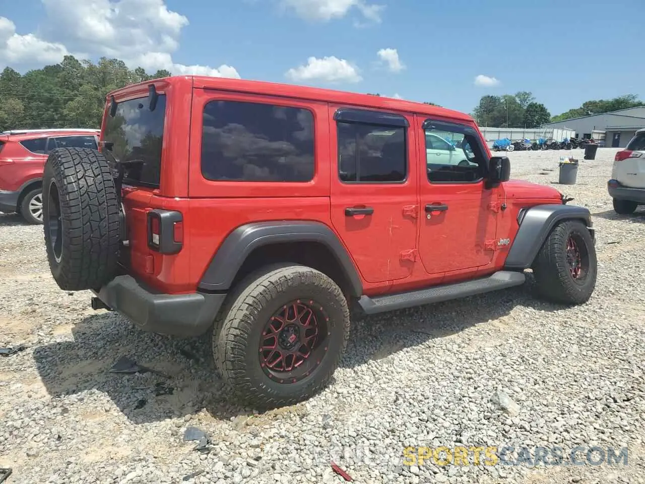 3 Photograph of a damaged car 1C4HJXDG3MW525881 JEEP WRANGLER 2021