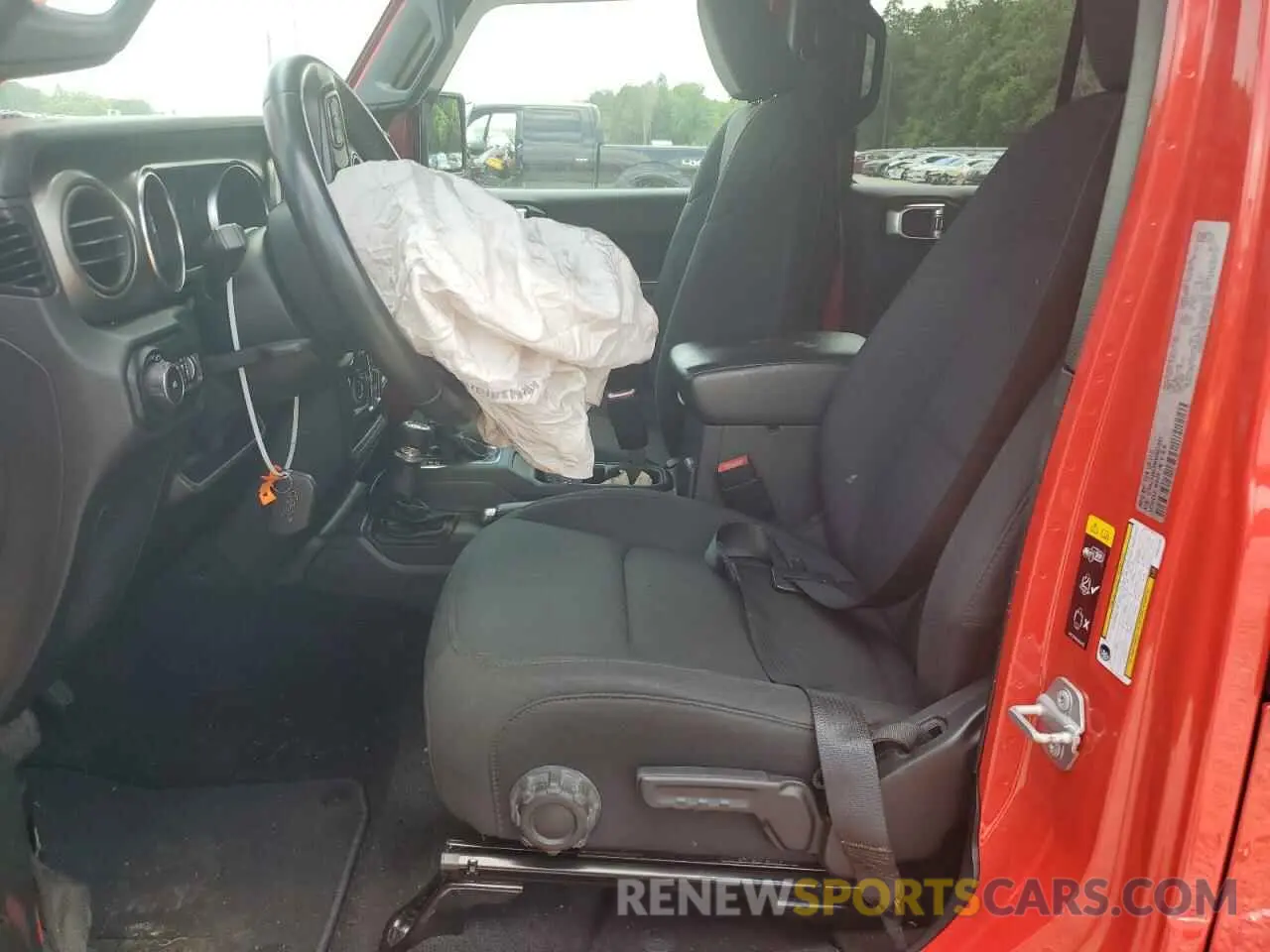 7 Photograph of a damaged car 1C4HJXDG3MW525881 JEEP WRANGLER 2021