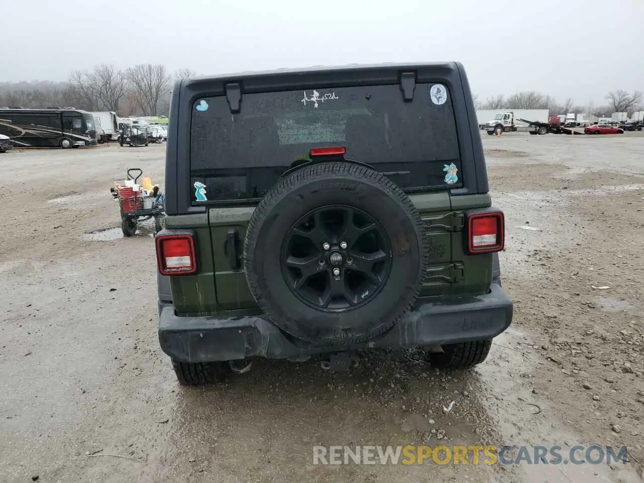 6 Photograph of a damaged car 1C4HJXDG3MW697733 JEEP WRANGLER 2021