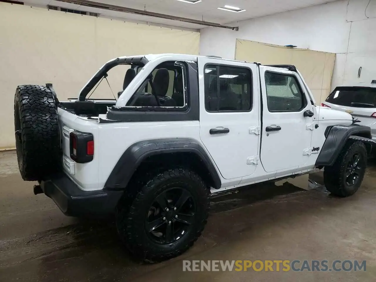 3 Photograph of a damaged car 1C4HJXDG3MW836744 JEEP WRANGLER 2021