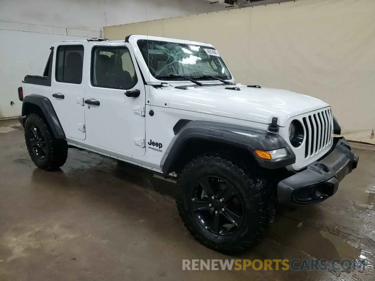 4 Photograph of a damaged car 1C4HJXDG3MW836744 JEEP WRANGLER 2021