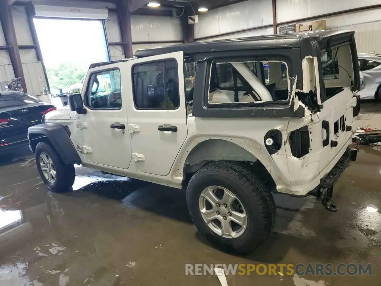 2 Photograph of a damaged car 1C4HJXDG4MW509446 JEEP WRANGLER 2021