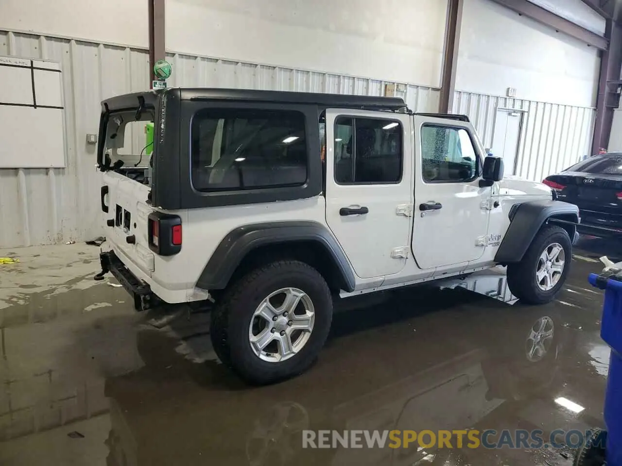3 Photograph of a damaged car 1C4HJXDG4MW509446 JEEP WRANGLER 2021